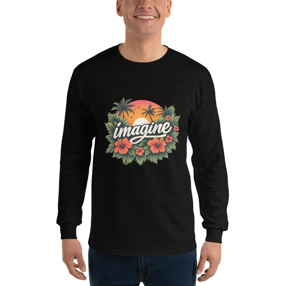 Imagine Tropical Sunset Graphic Tee