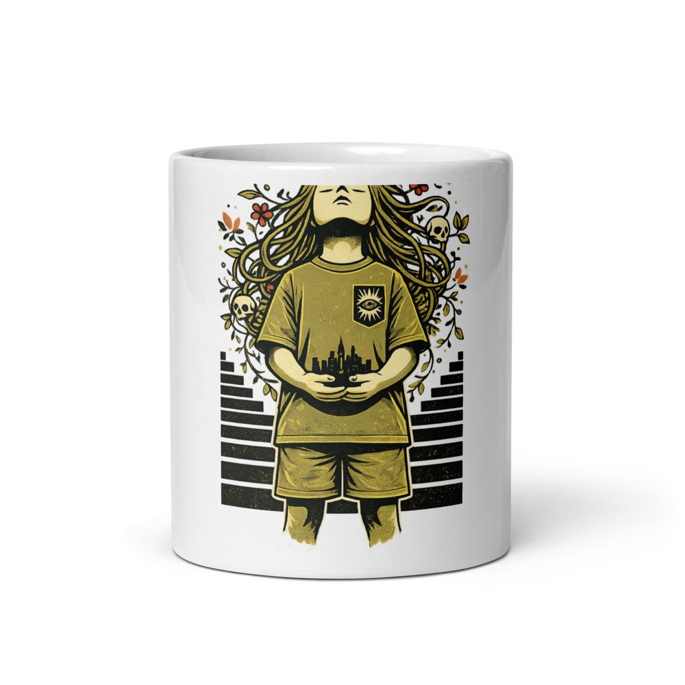 Golden Witchcraft Boy City Skyline