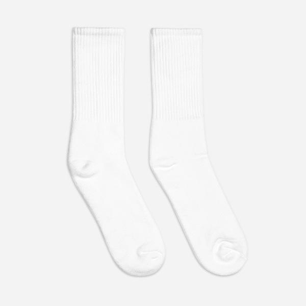 Embroidered Crew Socks