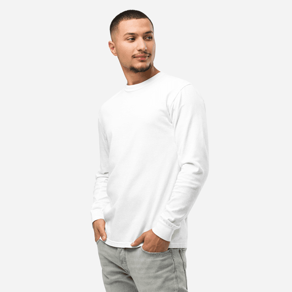 Unisex Garment-Dyed Heavyweight Long Sleeve Shirt
